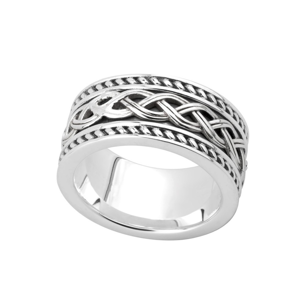 Solvar Sterling Celtic Band Ring